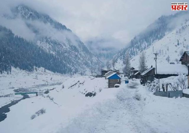 काश्मिर खोरं गोठलं! तापमानात विक्रमी घसरण