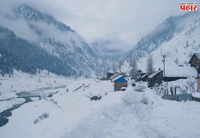 काश्मिर खोरं गोठलं! तापमानात विक्रमी घसरण
