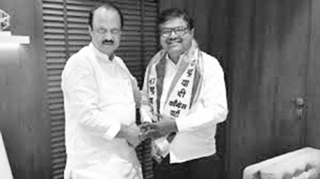राष्ट्रवादी काँग्रेस (अजित पवार)  नवी मुंबई अध्यक्षपदी भरत जाधव