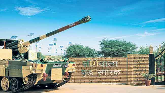 जैसलमेरच्या वाळवंटात जवानांची शौर्यगाथा सांगणारे बीएसएफ पार्क