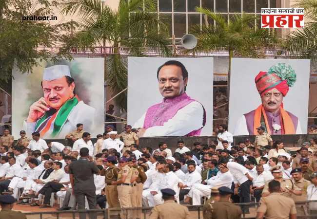 Amit Shah in Ajit Pawar Funeral : ‘सहकारचा तारा निखळला’; अमित शहांच्या उपस्थितीत अजितदादांना शासकीय इतमामात अखेरचा निरोप