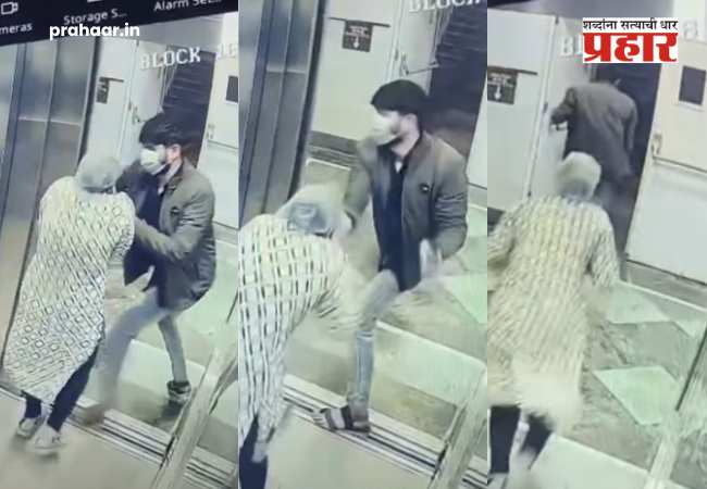 Bhopal CCTV Footage : AIIMS मधील ‘तो’ थरार! लिफ्टमध्ये एकट्या महिलेला गाठले अन्… पाहा सीसीटीव्हीमधील काळजाचा ठोका चुकवणारा व्हिडिओ