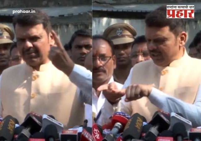 Devendra Fadanvis : हवं तर ऑईल पेंट वापरा, पण विनाकारण...; शाईच्या वादावर फडणवीसांचा राज ठाकरेंना खोचक टोला