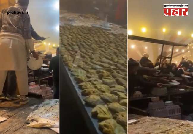 Hapur News : लग्न समारंभात राडा! हापूरमध्ये माशांच्या स्टॉलवर पाहुण्यांनी टाकला ‘दरोडा, व्हिडिओ पाहून व्हाल थक्क