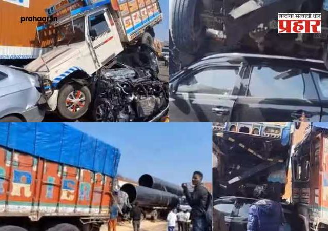 Indore Truck Accident : मुंबई-आग्रा हायवेवर गाड्यांचा चेंदामेंदा! तीव्र उतारावर ट्रकचे नियंत्रण सुटले अन् सात गाड्या एकमेकांवर...
