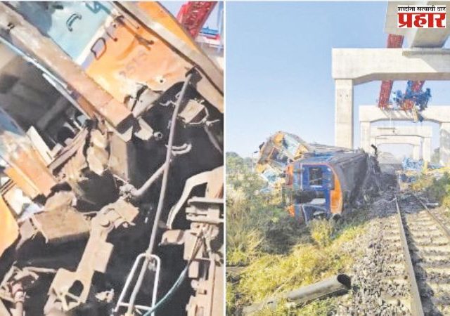 थायलंडमधील रेल्वेवर क्रेन कोसळल्याने २२ जणांचा मृत्यू