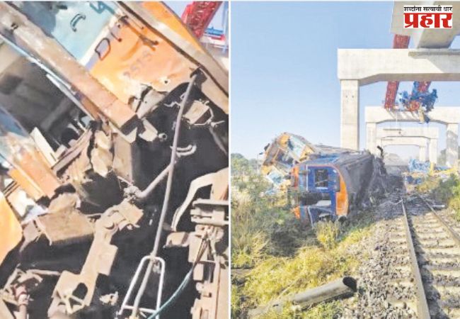 थायलंडमधील रेल्वेवर क्रेन कोसळल्याने २२ जणांचा मृत्यू