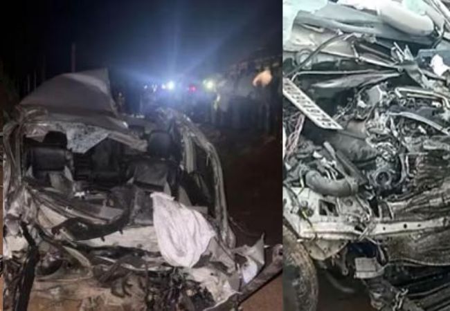 Kolhapur Accident News: इनोव्हा-लॉरीची जोरदार धडक: दोघांचा जागीच मृत्यू  DYSP वैष्णवी पाटील गंभीर…