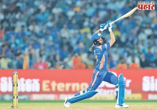 मुंबई इंडिन्सचा गुजरात जायंट्सवर सात बळी राखून विजय