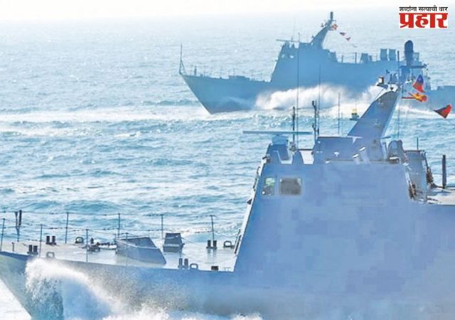 तैवानभोवती चीनचा लष्करी वेढा