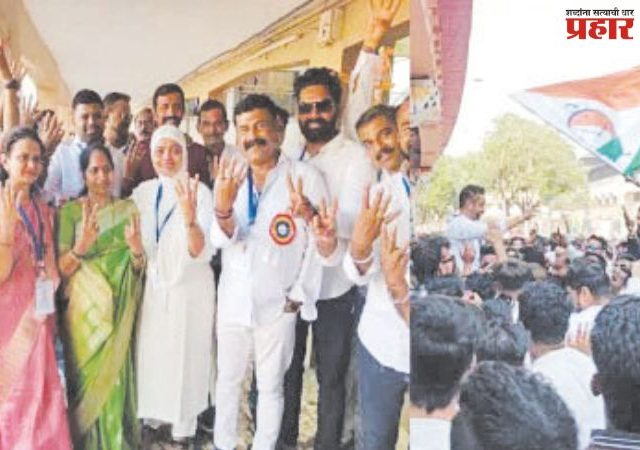 प्रभाग १० मध्ये राष्ट्रवादीचा क्लीन स्वीप