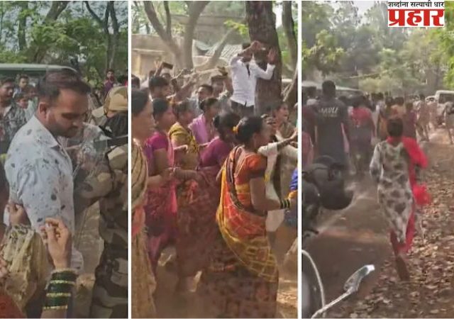 नॅशनल पार्क बंद : आदिवासींच्या घरावर बुलडोझर, आंदोलकांनी केली दगडफेक