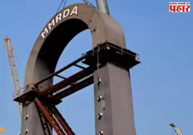 २ ब मार्गिकेवरील शून्य पुलाचे काम पूर्ण