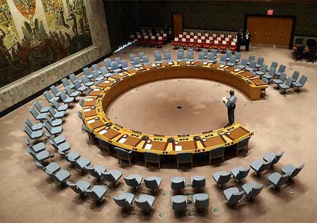 संयुक्त राष्ट्रांच्या सुरक्षा परिषदेची बैठक