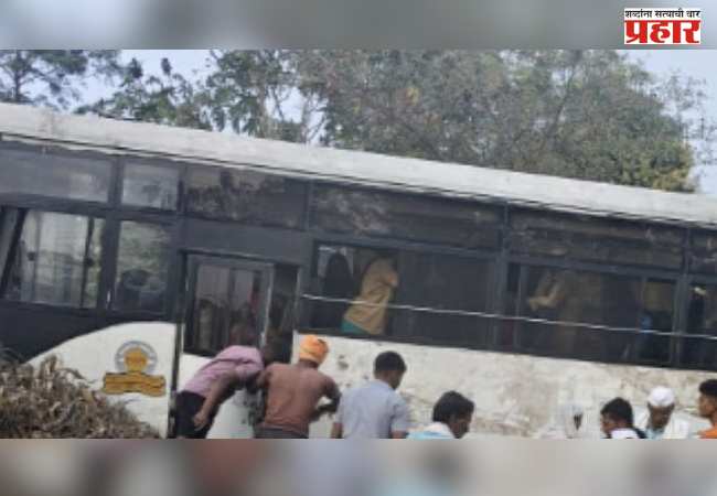 बुलढाण्यात एसटी बसचा थरार; ब्रेक निकामी झाल्यावर चालकाने….