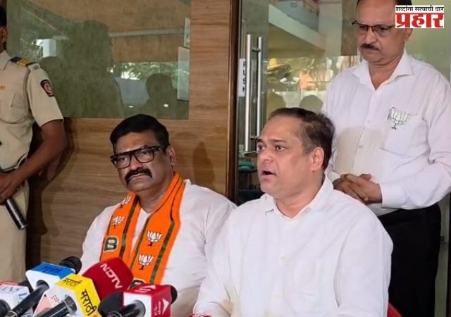 वरळीत राज - उद्धवना दणका, राज ठाकरे समर्थक संतोष धुरींचा भाजपमध्ये प्रवेश, पक्षप्रवेश करताच बोलून दाखवली 'मन की बात'