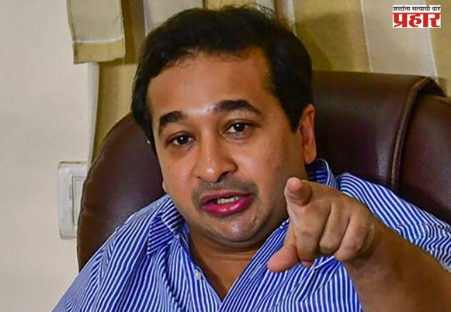 मुंबईत राहून पाकिस्तानच्या घोषणा देणाऱ्यांची मस्ती देवाभाऊंचे बुलडोझर उतरवतील! – मंत्री नितेश राणेंचा इशारा; नायगावातील सलूनमध्ये वाजले ‘कश्मीर बनेगा पाकिस्तान’ गाणे