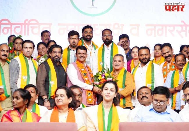 ९९ व्या अखिल भारतीय मराठी साहित्य संमेलनाचे साताऱ्यात मुख्यमंत्री देवेंद्र फडणवीस यांच्या उपस्थितीत उद्घाटन