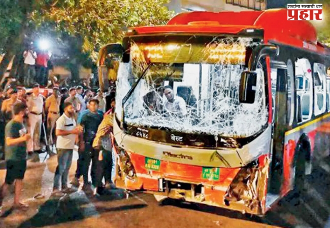 आणखी एक बस अपघात