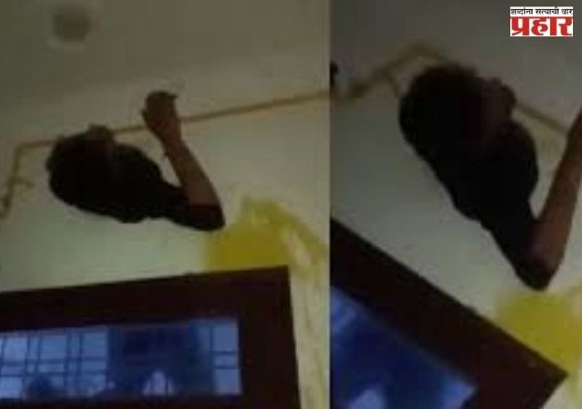 चोरीसाठी शिरला, पण नशीब फिरलं! दोन दिवस भिंतीत अडकलेला चोर, VIDEO व्हायरल