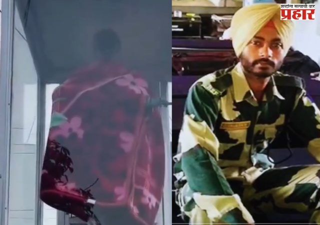 आईची माया, थंडी वाजू नये म्हणून म्हणून अशी घेतले मुलाची काळजी