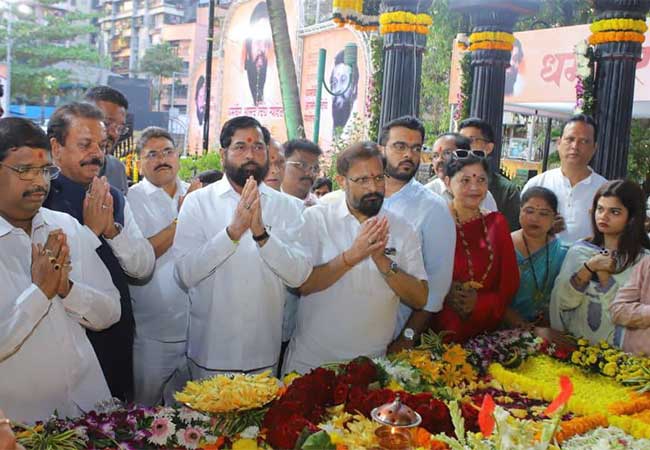 ‘आनंद दिघेंचे स्वप्न पूर्ण करत आहोत, ठाणे महापालिकेवर भगवा कायम फडकत राहील’
