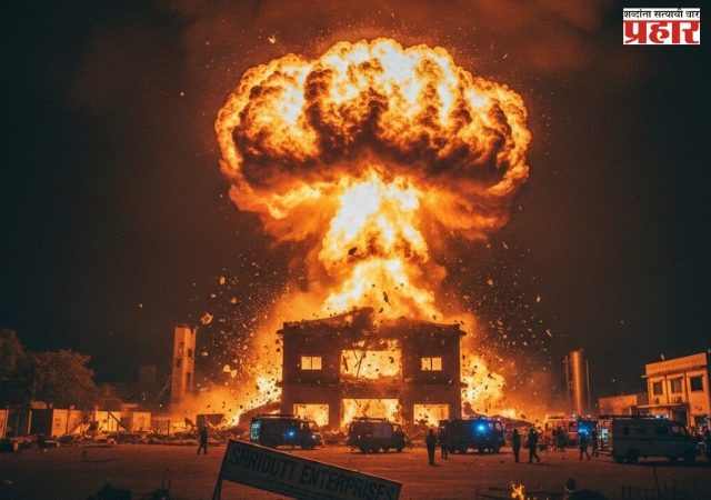 श्रीदत्त इंटरप्रायझेसमध्ये भीषण स्फोट