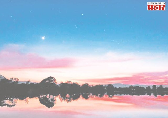 संधिप्रकाश कसा पडतो?