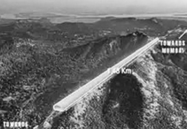 जलसारमधील बुलेट ट्रेनचा डोंगराखालील बोगदा पूर्ण