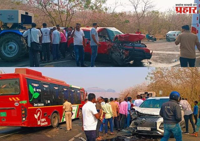 Nashik: नाशिक-कळवण मार्गावर दोन कारची धडक; सात जण गंभीर जखमी