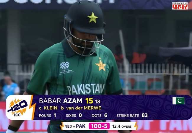 T20 World Cup 2026 PAK vs NED: बाबर आझम पुन्हा फ्लॉप…;पहिल्याच सामन्यात पाकचा रडतखडत विजय