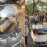 Kolhapur Accident : ब्रेकिंग! कोल्हापूरच्या शाहू मिल चौकात भरधाव क्रेटाने दुचाकीला चिरडले; दोघांचा जागीच मृत्यू