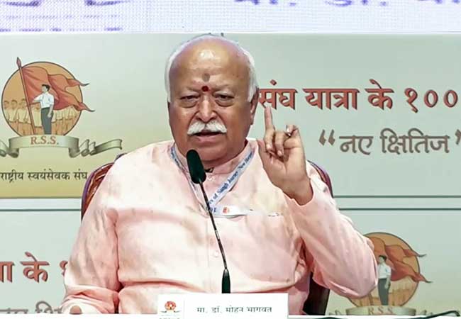 अखंड भारताचा उदय होईल, भारत तोडण्याची भाषा करणारेच तुटतील : डॉ. मोहन भागवत