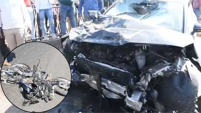 लग्नाचं आमंत्रण देत असलेल्या कुटुंबाला ऑडीने चिरडलं, ३ जणांचा मृत्यू