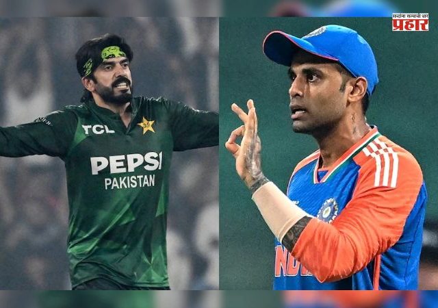 T20 World Cup 2026 IND vs PAK: सूर्यकुमार यादवने केली उस्मान तारिकची नक्कल; व्हिडीओ वायरल