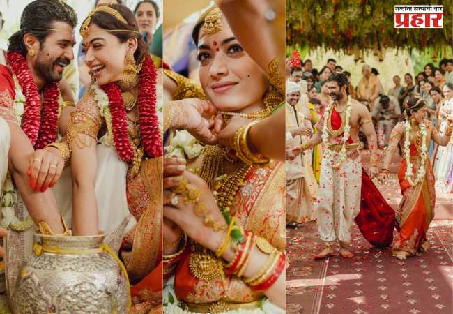 Rashmika Vijay Wedding रश्मिकाला मंगळसूत्र घालताना थरथरले विजयचे हात, म्हणाला, “तिला काहीच वाटत नव्हतं, पण मी मात्र