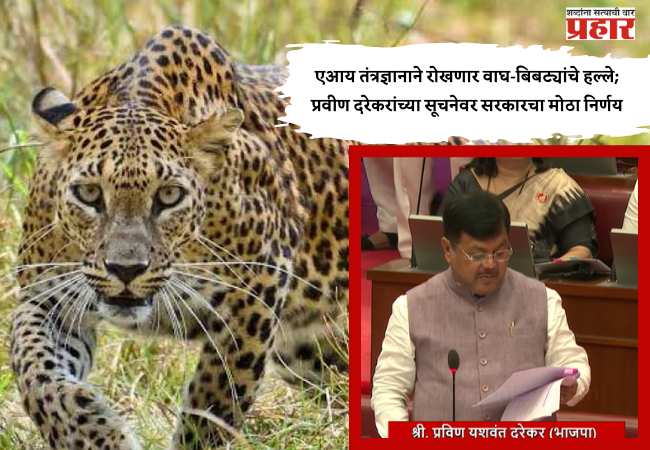 एआय तंत्रज्ञानाने रोखणार वाघ-बिबट्यांचे हल्ले; प्रवीण दरेकरांच्या सूचनेवर सरकारचा मोठा निर्णय