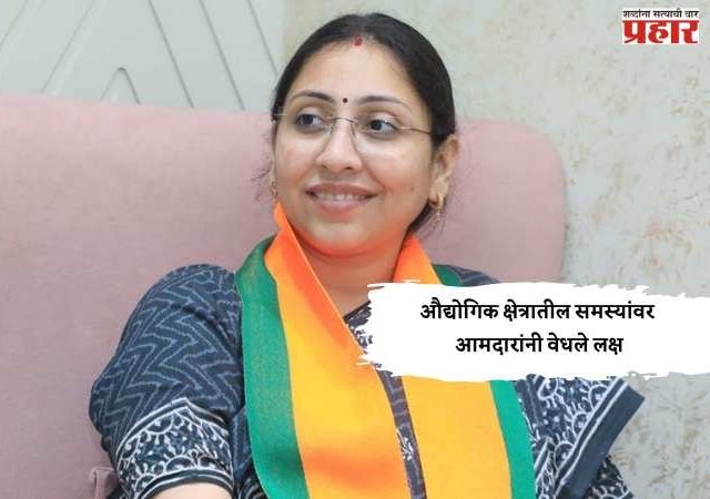 औद्योगिक क्षेत्रातील समस्यांवर आमदारांनी वेधले लक्ष