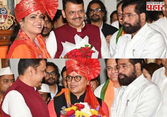 मुंबईच्या महापौरपदी रितू तावडे आणि उपमहापौरपदी संजय घाडी; तब्बल ४४ वर्षांनी भाजपचे महापौरपदाचे स्वप्न झाले साकार
