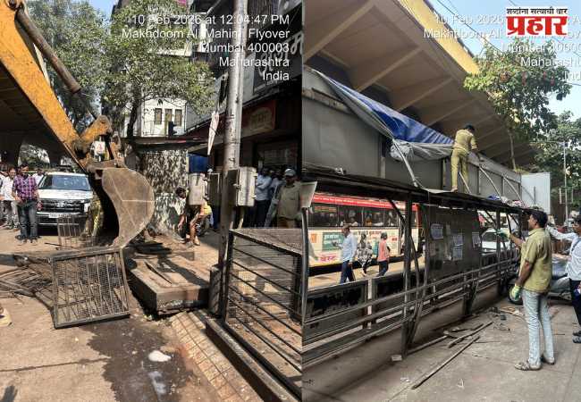 जे जे उड्डाणपूलाखाली परिसरातील वर्षानुवर्षांच्या कचऱ्यांसह अतिक्रमणांची जळमटेही केली दूर