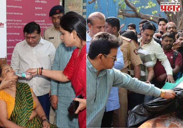 मुलुंडमधील मेट्रो दुघर्टनेप्रकरणी चौकशी होणार; महापौर आणि उपमहापौरांनी अपघात स्थळी भेट देवून केली पाहणी