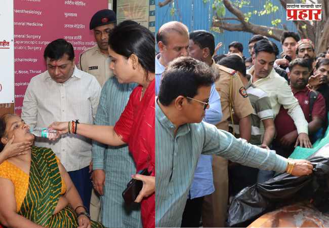 मुलुंडमधील मेट्रो दुघर्टनेप्रकरणी चौकशी होणार; महापौर आणि उपमहापौरांनी अपघात स्थळी भेट देवून केली पाहणी