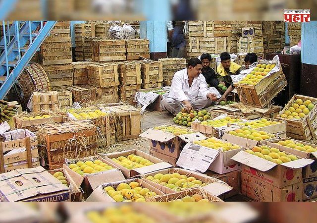 APMC Market : आंबा खवय्यांना पर्वणी; एपीएमसी बाजारात तब्बल सहा हजार पेट्यांची आवक