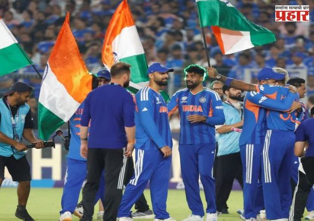 भारतीय संघाच्या विजयानंतर पंतप्रधान मोदींसह राजकीय नेत्यांकडून अभिनंदनाचा वर्षाव