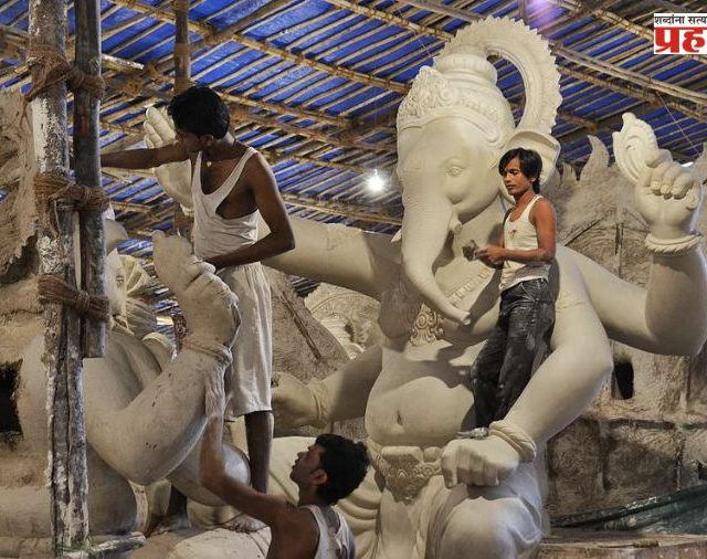 मुंबईत मूर्तिकारांना निशुल्क मंडप परवानगी, तात्पुरती विनामुल्य जागा