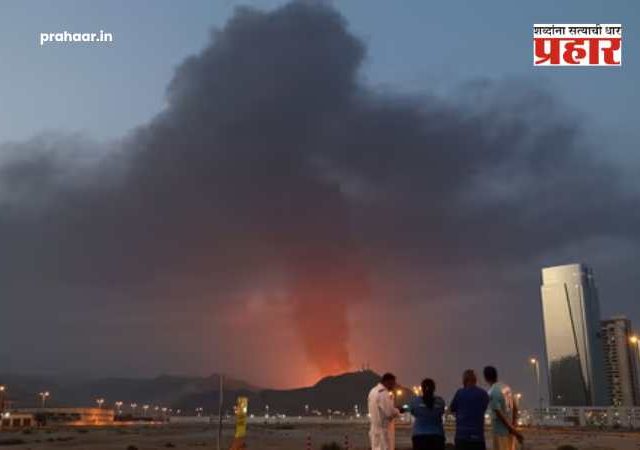 Dubai Abu Dhabi news : दुबईत खळबळ: अमेरिकन दूतावासावर इराणी 'शाहेद' ड्रोनचा हल्ला, भीषण आग!