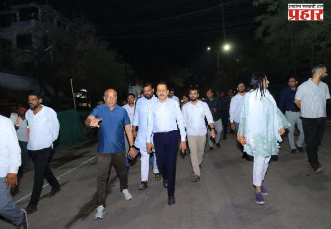 कुंभपूर्व विकास कामांना गती; मंत्री गिरीश महाजन यांची अचानक पाहणी