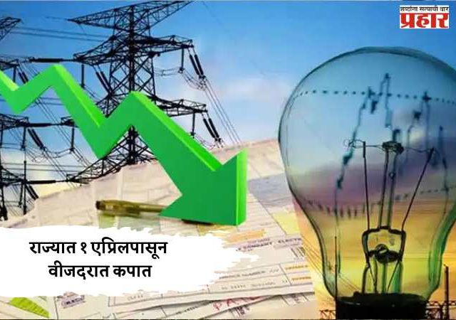 राज्यात १ एप्रिलपासून वीजदरात कपात