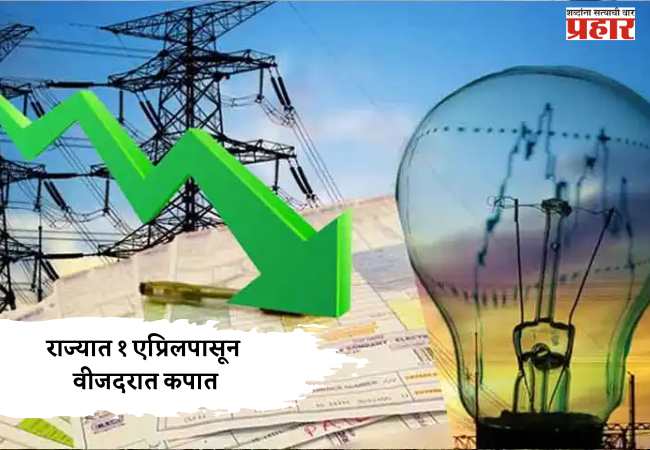 राज्यात १ एप्रिलपासून वीजदरात कपात