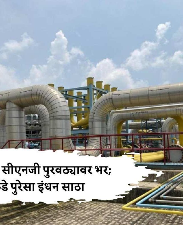 पीएनजी आणि सीएनजी पुरवठ्यावर भर; भारताकडे पुरेसा इंधन साठा